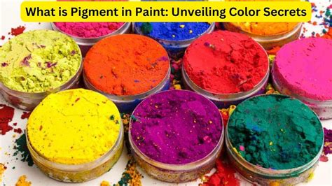  Immersion Into Color: Unveiling the Secrets of Pigment and Paint